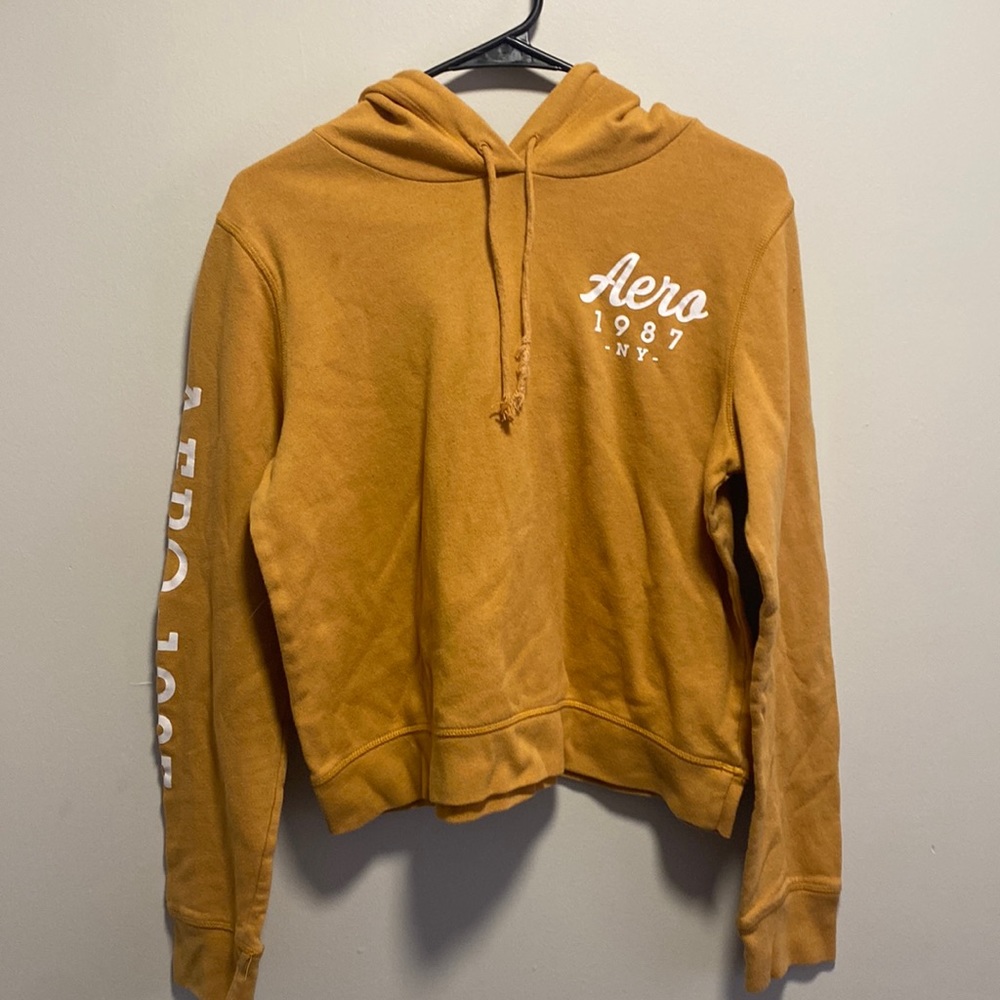 yellow aero hoodie